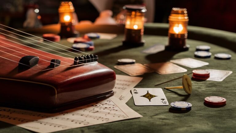 musical gambling table entertainment