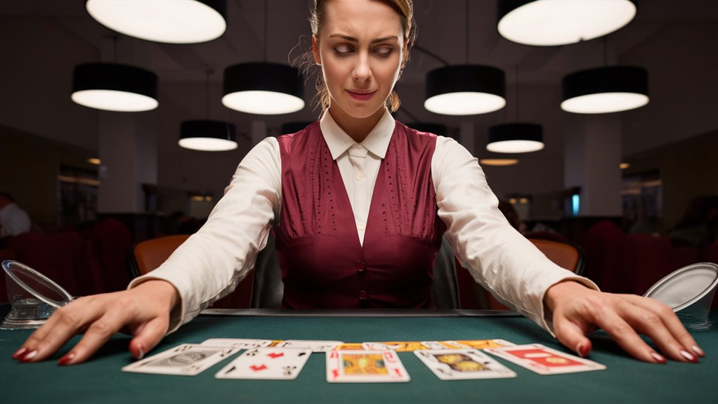 reading casino dealer behavior