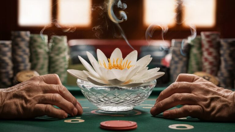 zen calm in poker