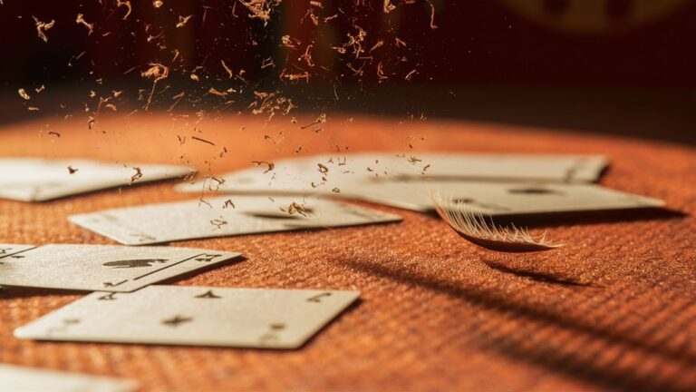 betting through dusty tables