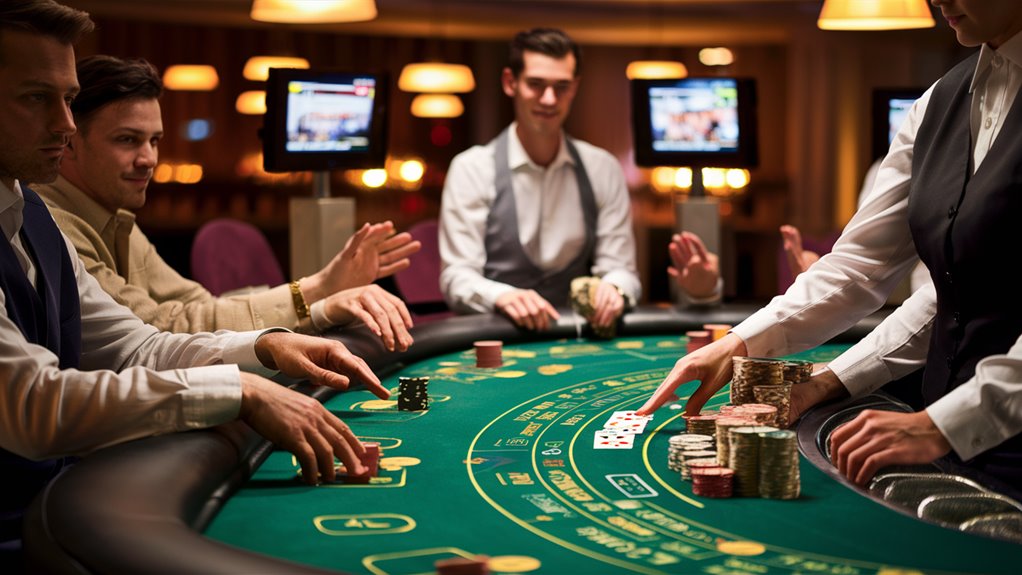 casino staff player interaction