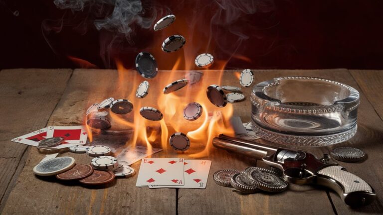 gambling through dusty tables