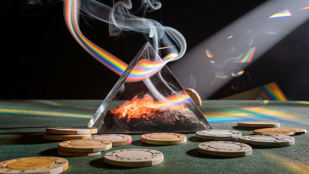 hazy poker playing lights