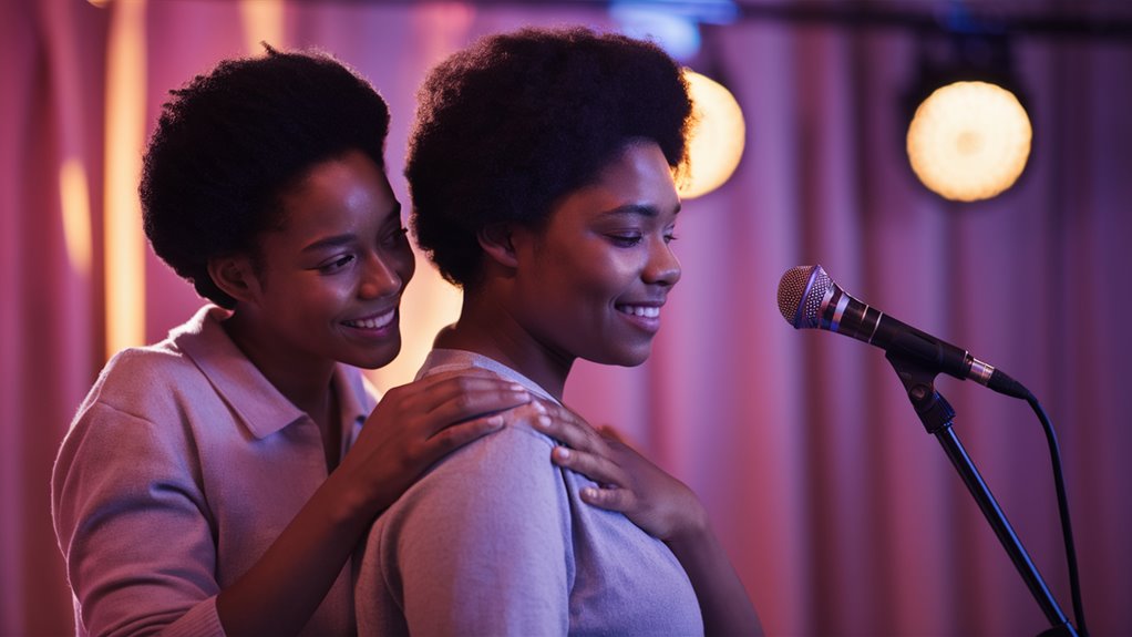 help timid performers perform