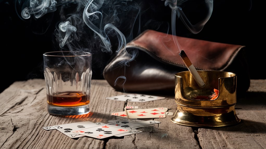 hide smoke behind cards