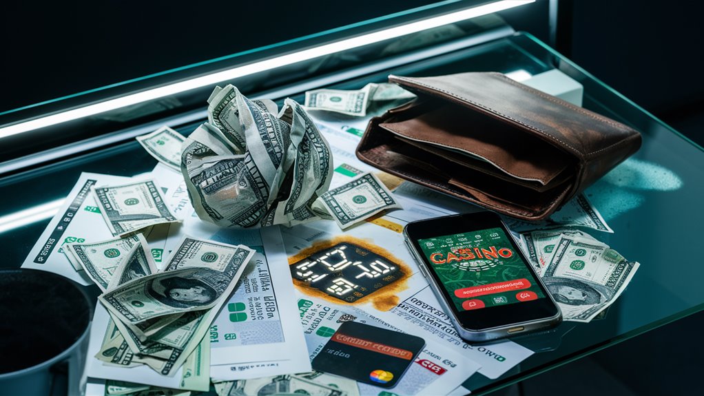 money spent without control