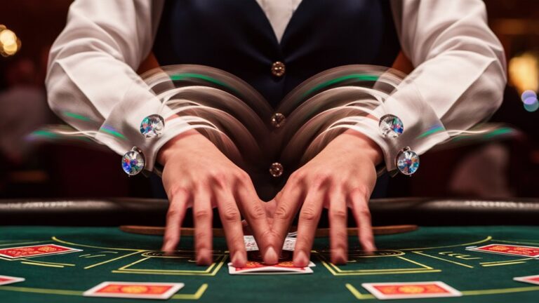 rhythmic card dealing patterns