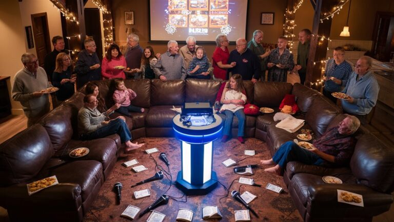 sing songs with relatives