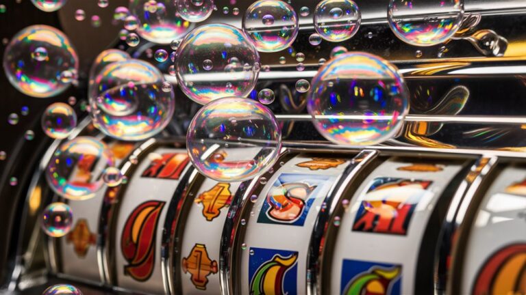 slot game with bubbles