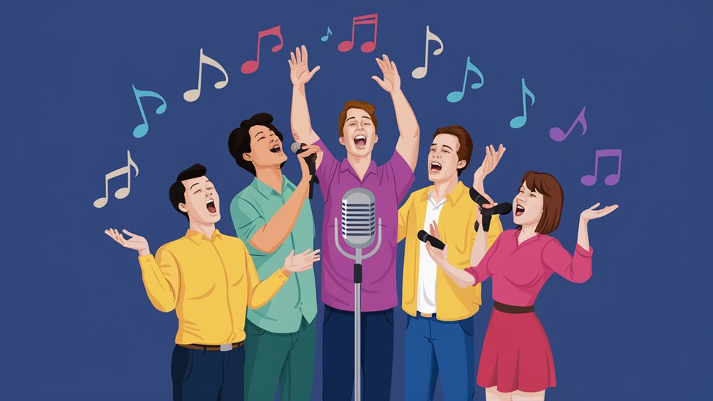 use different voice levels